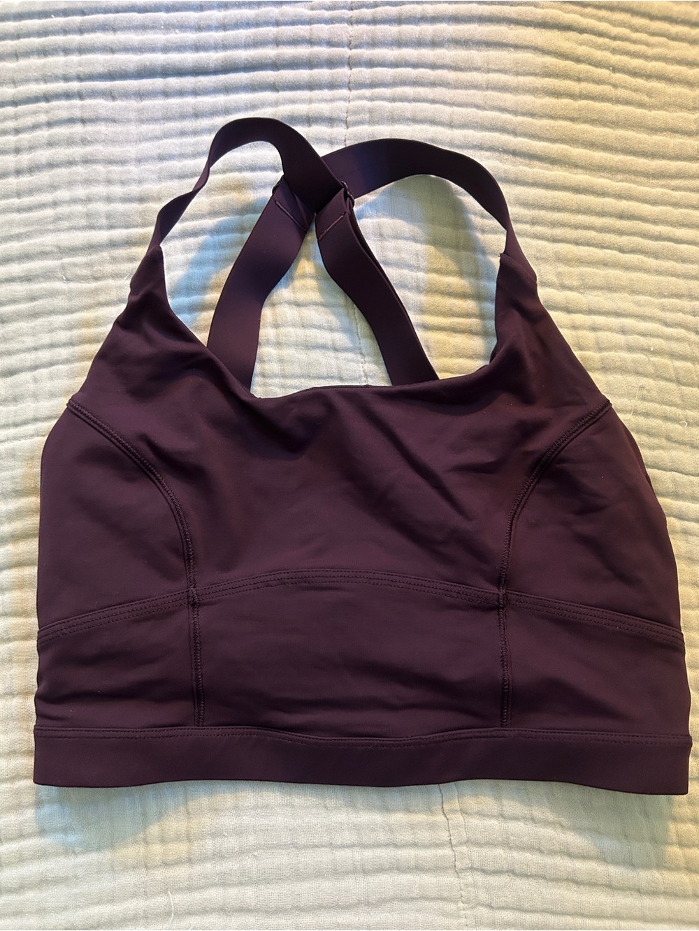 Lululemon Purple Sports Bra Longline 6